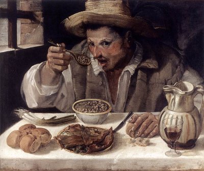 Der Bohnenesser von Annibale Carracci